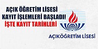 Açık öğretim lisesi kayıtları başladı