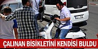 Çalınan Bisikletini Kendisi Buldu