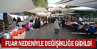 Fuar Nedeniyle Değişikliğe Gidildi