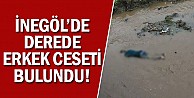 İnegöl'de derede ceset bulundu