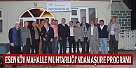 Esenköy Mahalle Muhtarlığı'ndan Aşure Programı