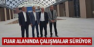 Fuar Alanında Çalışmalar Sürüyor