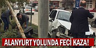 İnegöl'de feci kaza! Camdan fırladı