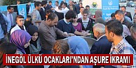 İnegöl Ülkü Ocakları'dan aşure ikramı