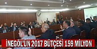 İnegöl'ün 2017 bütçesi 159 Milyon