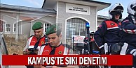 Kampus'te sıkı denetim