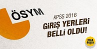 KPSS 2016 giriş yerleri belli oldu