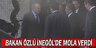 Bakan Özlü İnegöl'de Mola Verdi