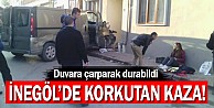 Duvara çarparak durabildi