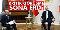 Erdoğan-Bahçeli görüşmesi sona erdi