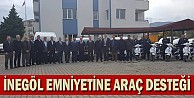 İnegöl Emniyetine Araç Desteği