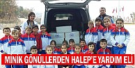 Minik gönüllerden Halep'e yardım eli