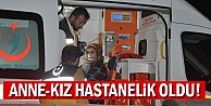 Anne-kız hastanelik oldu