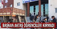 Başkan Aktaş öğrencileri kırmadı!