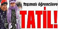 İnegöl'de Taşımalı Eğitime Tatil