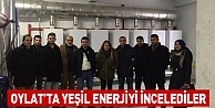 Makine Mühendisleri Oylat’ta Yeşil Enerjiyi İnceledi