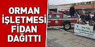 Orman İşletmesi Fidan Dağıttı