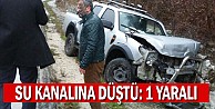 Su kanalına düştü