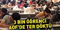 3 Bin Öğrenci AÖF'de Ter Döktü