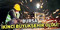 Bursa sanayi kapasitesinde ikinci sırada yer aldı