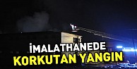 İnegöl'de imalathanede korkutan yangın