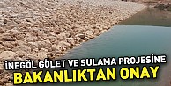 İnegöl gölet ve sulama projesine bakanlıktan onay