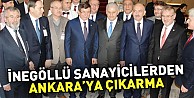 İnegöllü sanayicilerden Ankara'ya çıkarma