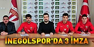 İnegölspor'da 3 imza