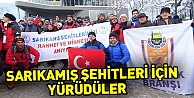 Sarıkamış Şehitleri İçin Yürüdüler