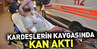 Kardeşlerin kavgasında kan aktı