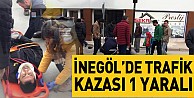 İnegöl'de Trafik Kazası: 1 Yaralı