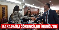 Karadağlı öğrenciler İnegöl'de