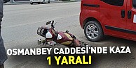 Osmanbey Caddesi'nde kaza: 1 yaralı