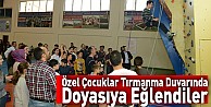 Özel Çocuklar Tırmanma Duvarında Doyasıya Eğlendiler