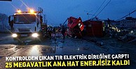 Sebze Yüklü TIR Dehşet Saçtı