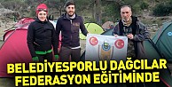 Belediyesporlu Dağcılar Federasyon Eğitiminde