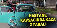 Hastane Kavşağında Kaza: 2 Yaralı