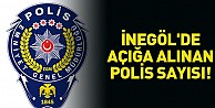 İnegöl'de açığa alınan polis sayısı