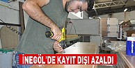 İnegöl'de kayıt dışı azaldı