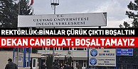 İnegöl Yerleşkesinde, 'Binalar çürük çıktı boşaltın' tartışması