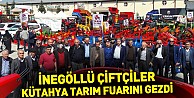 İnegöllü Çiftçiler Kütahya Tarım Fuarını Gezdi