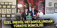 Özel İnegöl Ortaokulundan Türkiye İkinciliği