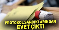 Protokol Sandıklarından Evet Çıktı