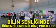 Bilim Şenliğinde Öğrencilerden İlginç Projeler