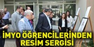 İMYO Öğrencilerinden Resim Sergisi