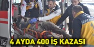 İnegöl'de 4 ayda 400 iş kazası