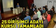 İnegöl'de girişimci adayları eğitimi tamamladı