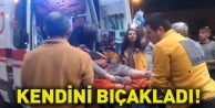 Kendini Bıçakladı!