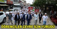 Öğrenciler Çevre İçin Yürüdü