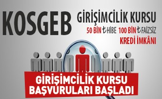 Girişimcilik Kursu Başvuruları Başladı